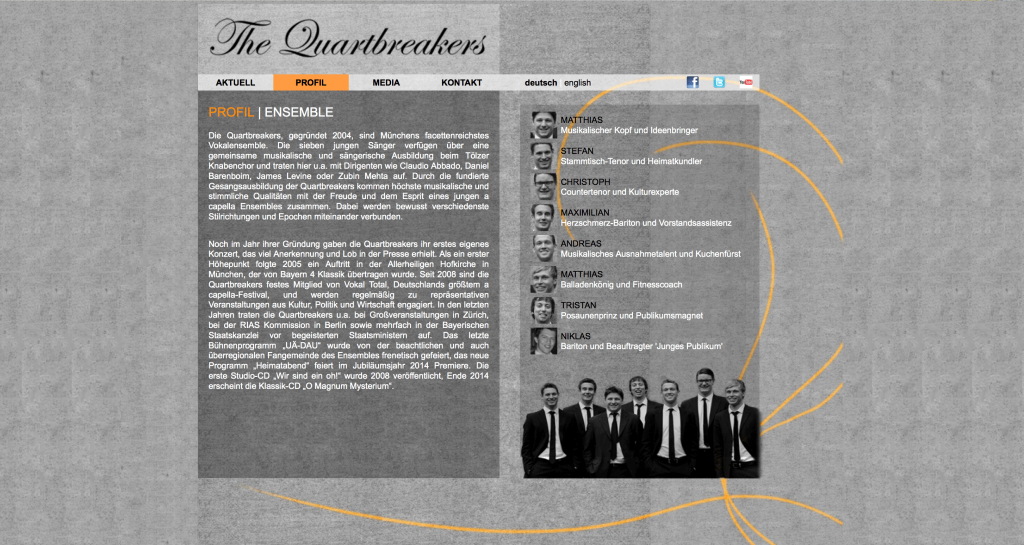 Quartbreakers - Home